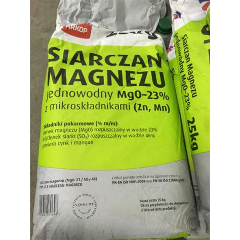 Siarczan Magnezu Jednowodny Kg Ochrona Roslin Sklep Pl