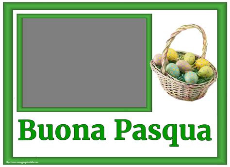 Cartoline Personalizzate Di Pasqua Con Cornice Foto Pagina