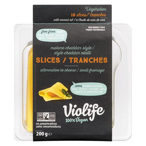 Mature Cheddar Slices Vegan Cheese