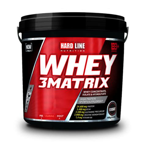 Hardline Whey 3 Matrix Protein Chocolate 4000 G