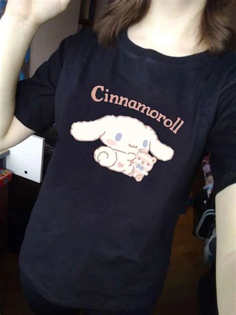 Cute Loose Cinnamoroll T Shirt Kuru Store