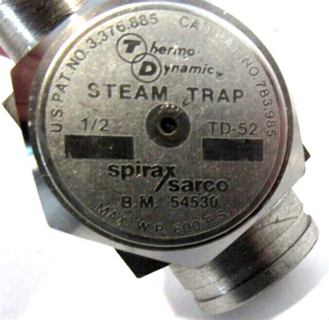 NEW SPIRAX SARCO TD 52 STEAM TRAP 1 2 TD52 SB Industrial Supply Inc