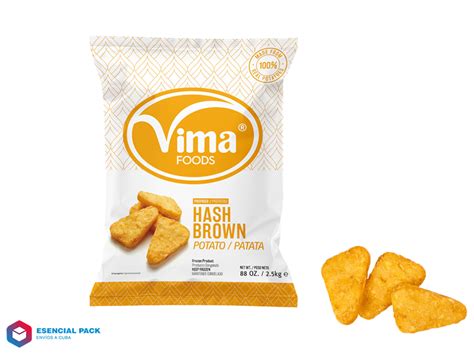 Papa Hash Brown Prefritas Bolsa 500g Esencial Pack