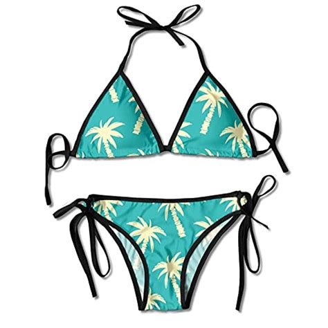 Intfulihu Tropical Coconut Palm Trees Bikini Women S Sexy Want It All