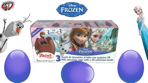 Disney Frozen Mystery Surprise Chocolate Toy Eggs Triple Pack Review