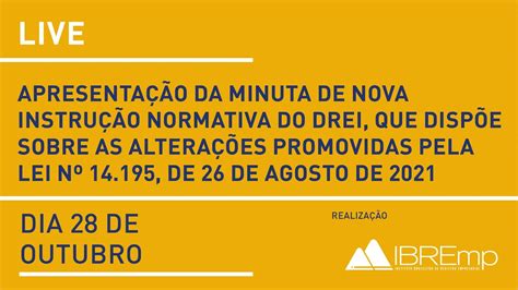 Ibremp Apresenta O Da Minuta De Nova Instru O Normativa Do Drei