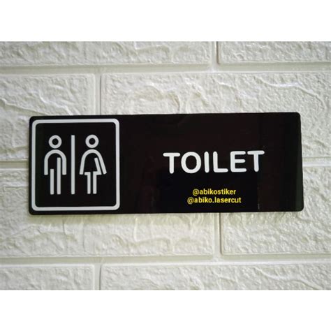 Unik Sign Board Toilet Size X Cm Public Toilet Toilet Board