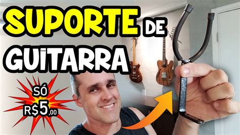 Pendurar Guitarra Estraga Evitando Acidentes Suporte Expositor De