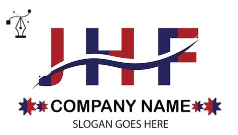 Premium Vector | JHF Letter Logo