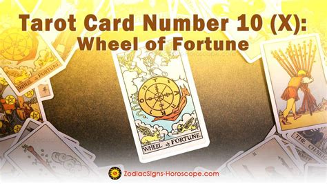 Carta Del Tarot N Mero La Rueda De La Fortuna Significados De Las