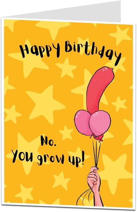 Limalima Funny Rude Birthday Card For Her Women Perfect For Best Female