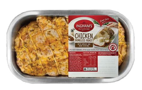 Inghams Boneless Apricot And Herb Chicken Roll Kg Offer At Drakes