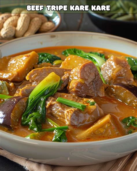 Beef Tripe Kare Kare Foodyhealthylife