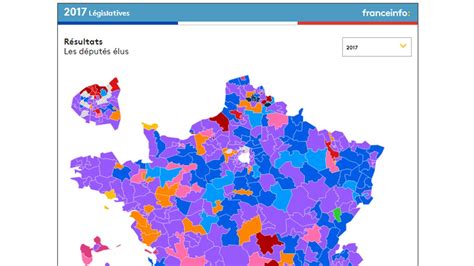 Législatives Françaises Voici La Carte Des Résultats Du Second Tour