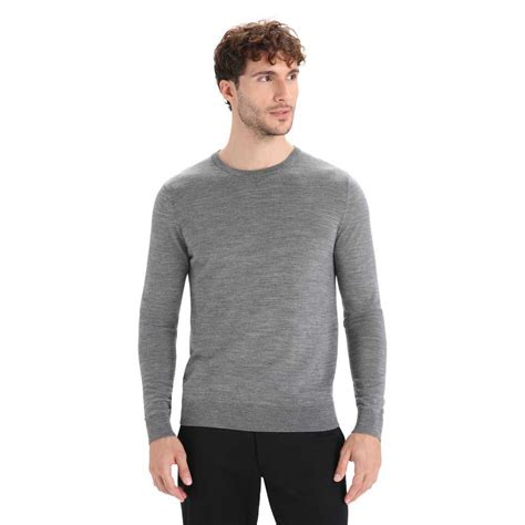 Icebreaker Wilcox Merino Pullover Grau Trekkinn