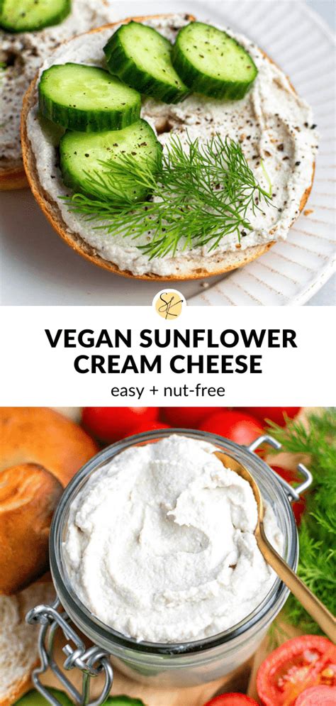 Sunflower Seed Cream Cheese Easy Vegan Recipe