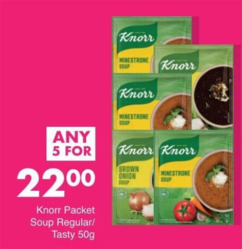 Knorr Packet Soup Regular Tasty 50g Offer At Save