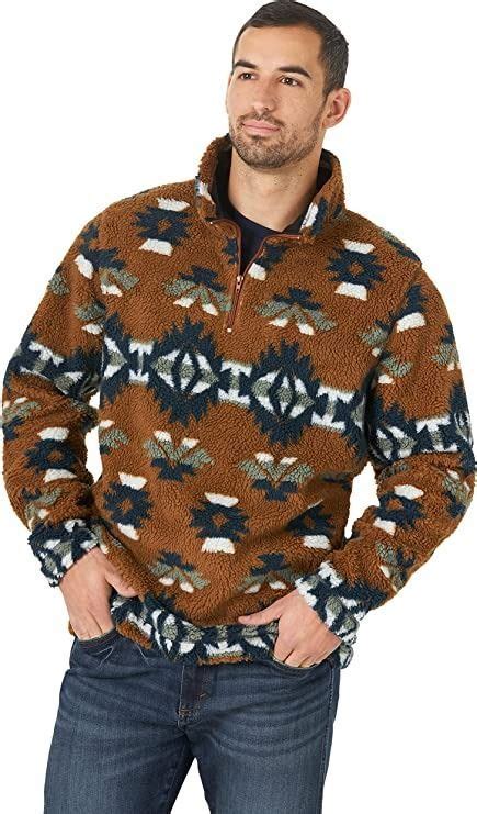 Wrangler Men S 1 4 Zip Sherpa Pullover Artofit