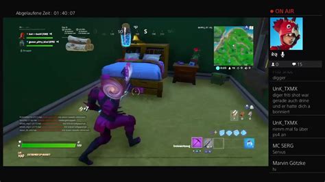 PS4 Live Fortnite deutsch alle können Rein abo zocken YouTube