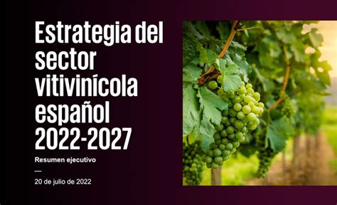 Presentacion Estrategica Sector Vitivinicola Espa Ol A Wine