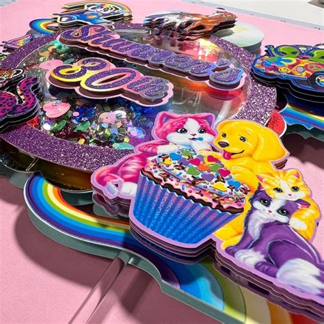 Lisa Frank Light Up Cake Topper Shaker Etsy Cake Toppers D Cake