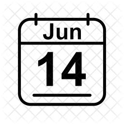 June Icon - Download in Line Style