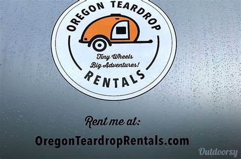 Lightweight Aerodynamic Teardrop Camper Rental In Sherwood Oregon