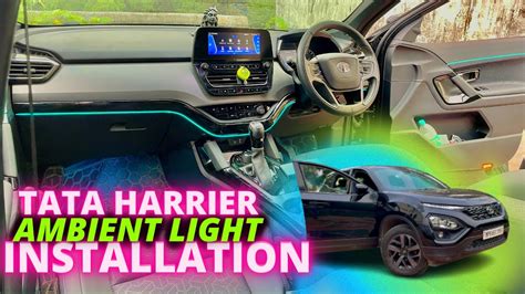 Tata Harrier Ambient Light Cardi K Series Ambient Light Youtube