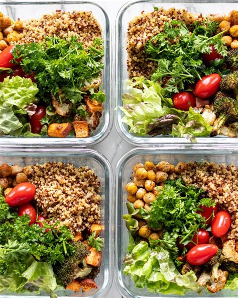 Roasted Veggie Lunch Bowls