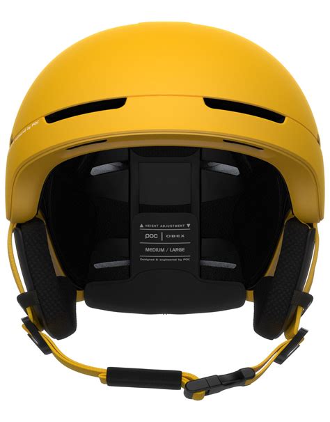 Poc Obex Mips Sulphite Yellow Matt Casques Ski Homme Snowleader