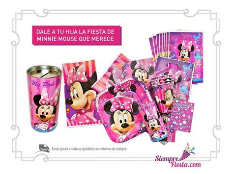 Artículos Para Fiesta De Cumpleaños De Minnie Mouse Encuentra Todo