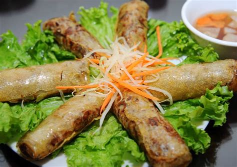 Vietnamese Style Deep Fried Spring Rolls Cha Gio Nem Ran Recipe By