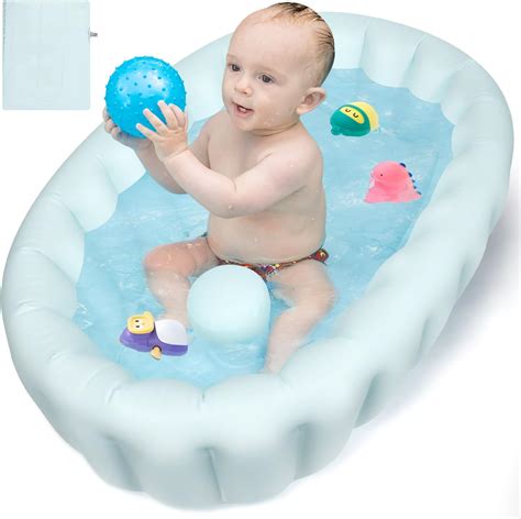 Locisne Baignoire Enfants Gonflable pour Bébés Cuve Piscine pour Été