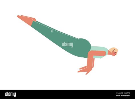 Illustration vectorielle isolée avec personnage féminin jeune adulte plat La femme blonde