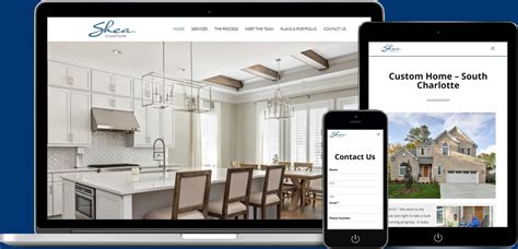 Shea Custom Homes - website by blurFactor - Charlotte NC Web Design