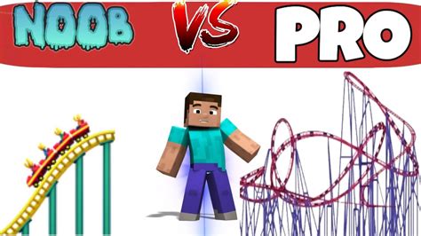 Noob Vs Pro Build Battle Minecraft Roller Costernoobvspro