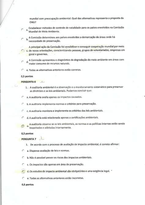 questionario 1 de desenvolvimento sustentavel Desenvolvimento Sustentável