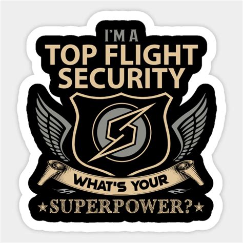 Top Flight Security T Shirt - Superpower Gift Item Tee - Top Flight ...