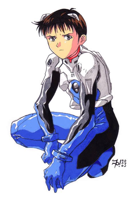 Ikari Shinji Kun By Affynity On Deviantart