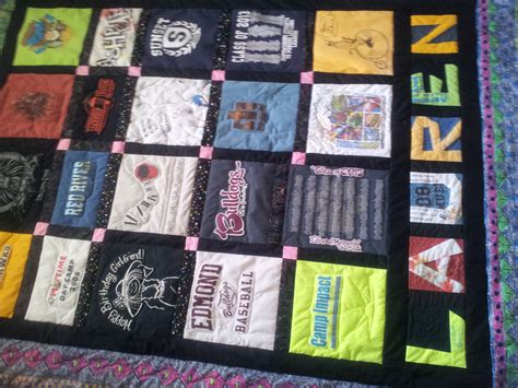 how to make a quilt out of t shirts