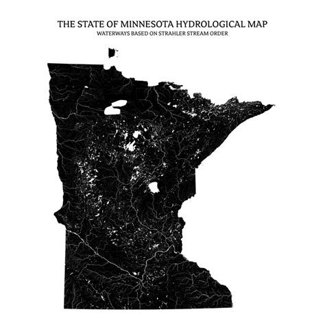 Minnesota - Rivers & Lakes Map - US River Maps