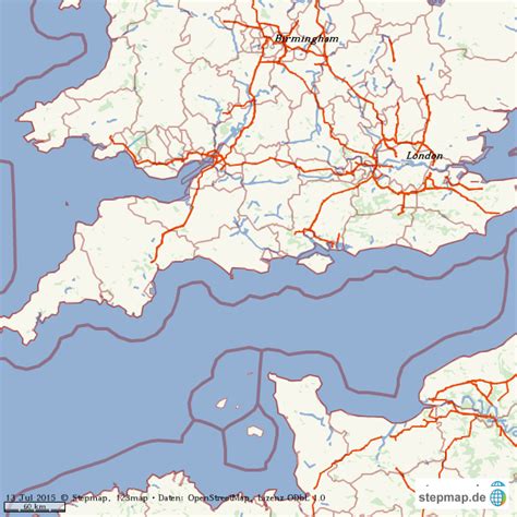 Stepmap S Dengland Landkarte F R Welt