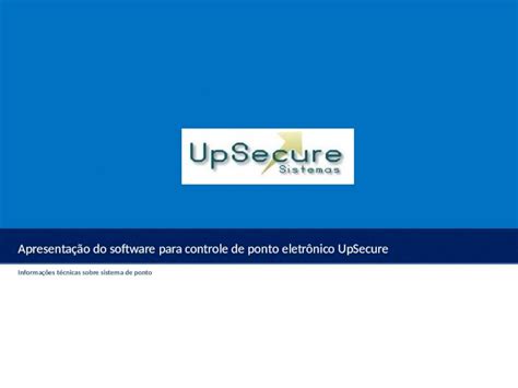 Ppt Apresenta O Do Software Para Controle De Ponto Eletr Nico