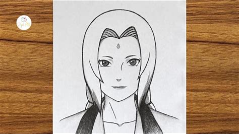 How To Draw Lady Tsunade From Naruto Step By Step How To Draw Anime