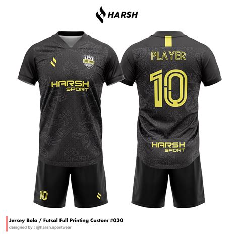 Jual Jersey Futsal Full Printing Bebas Custom Design Free Nama Punggung