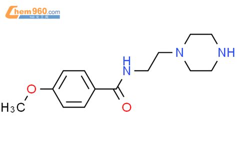 499985 25 0 4 methoxy N 2 piperazin 1 yl ethyl benzamideCAS号 499985