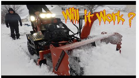 Toro Grandstand Multiforce Snow Blower Review Snow Storm Blizzard