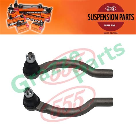 2pc 555 Japan Tie Rod End Set SE H051 For Honda Accord TAO