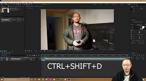 Adobe After Effects Tutorial How To Split Cut And Snap Layers Youtube