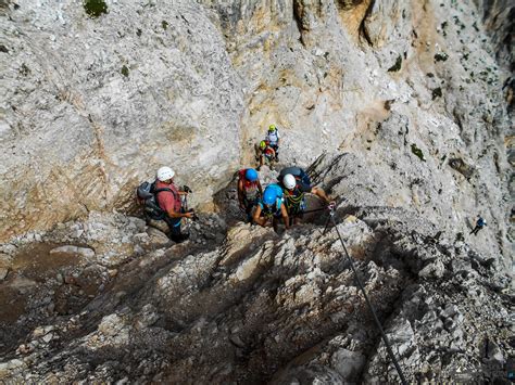 Monte Paterno Ferrata Innerkofler Tre Cime Di Lavaredo Dolomity